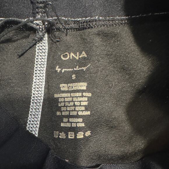 ONA by Yoon Chung Leggings White Black Snake Print Women's Size Small NWT - Picture 6 of 7